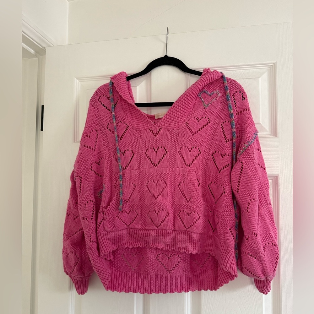 Loveshackfancy pink knit set